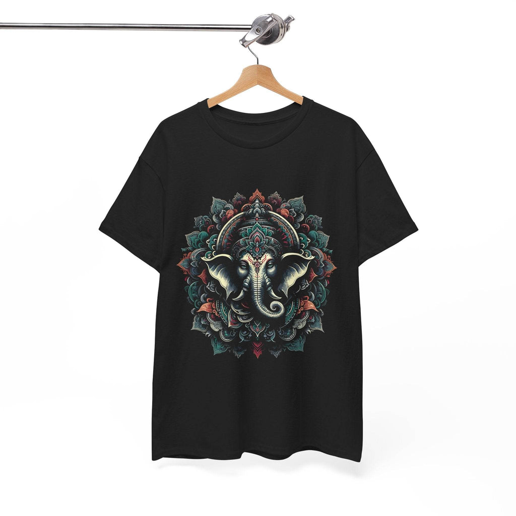 Sacred Mandala – Ganesha's Gaze T-Shirt - BhaariGear 