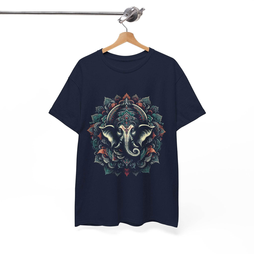 Sacred Mandala – Ganesha's Gaze T-Shirt - BhaariGear 