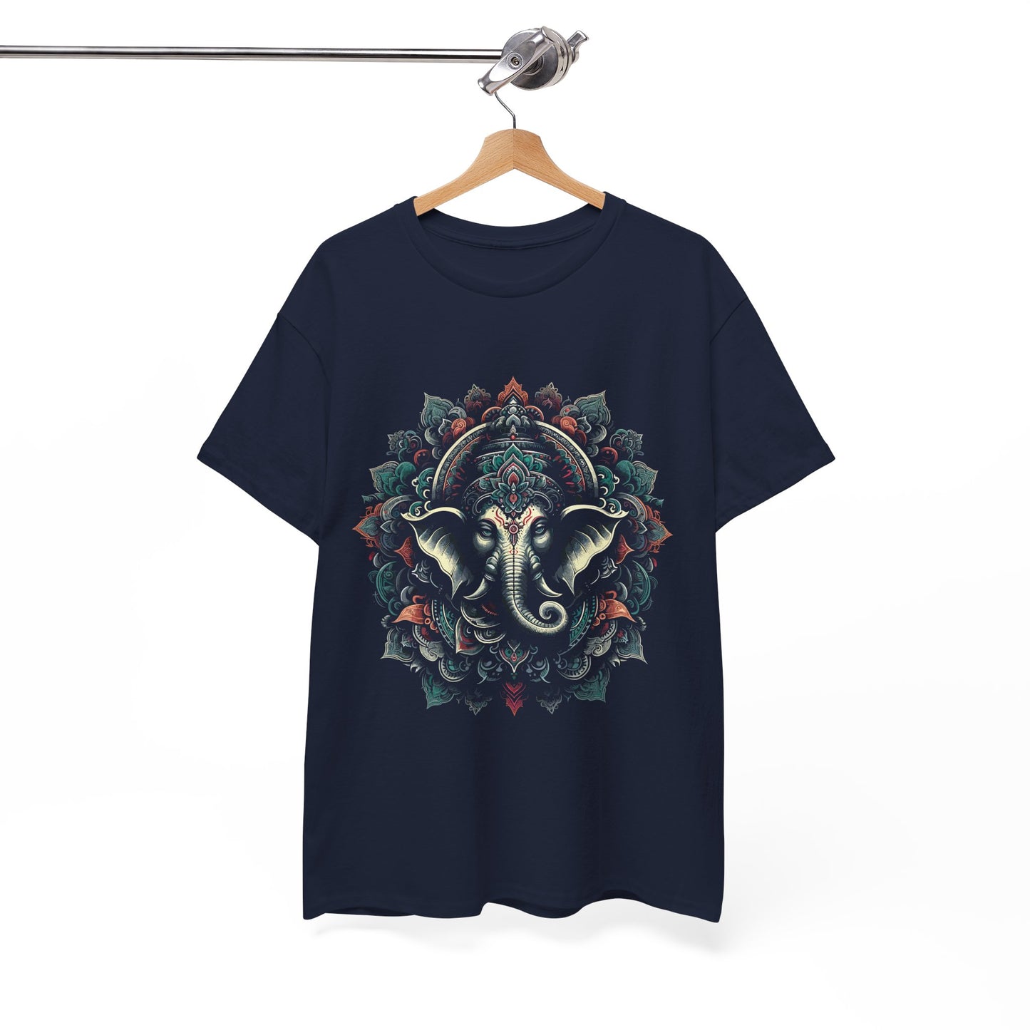 Sacred Mandala – Ganesha's Gaze T-Shirt