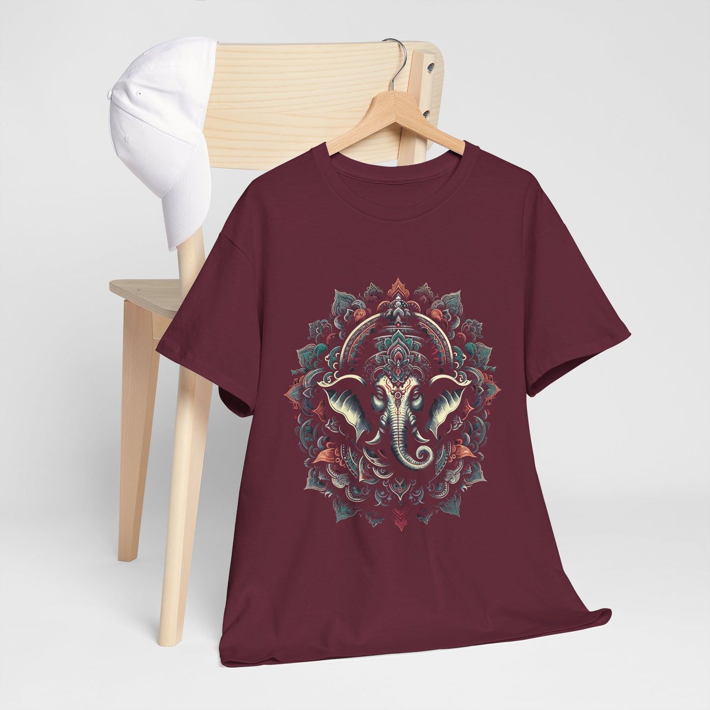 Sacred Mandala – Ganesha's Gaze T-Shirt