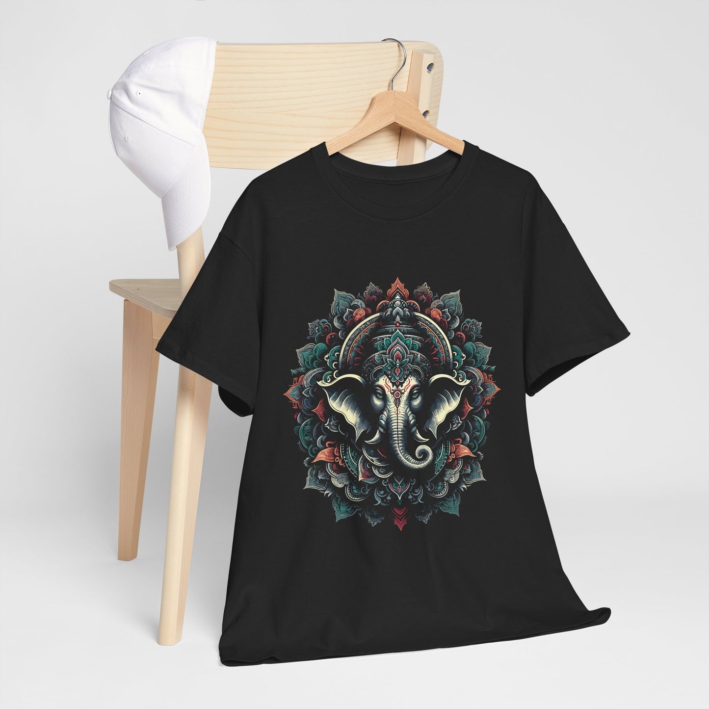 Sacred Mandala – Ganesha's Gaze T-Shirt