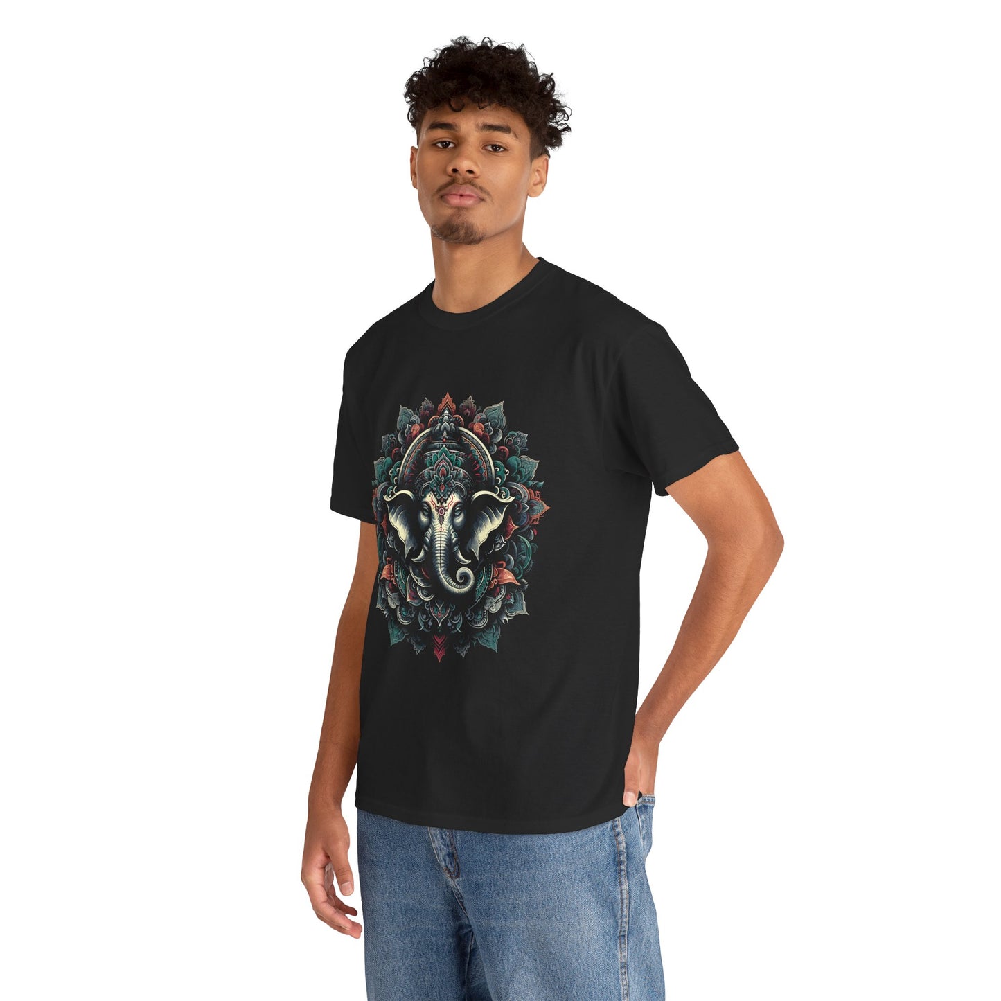 Sacred Mandala – Ganesha's Gaze T-Shirt
