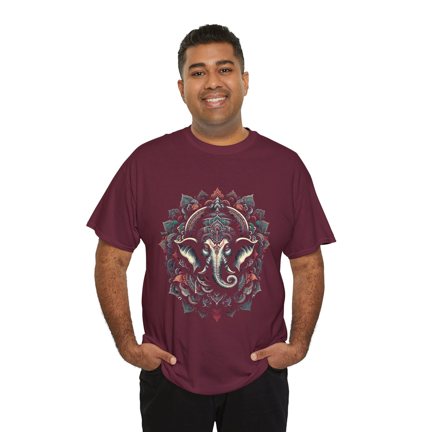 Sacred Mandala – Ganesha's Gaze T-Shirt