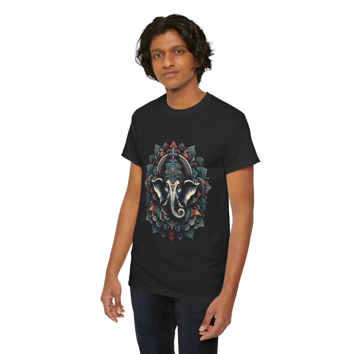 Sacred Mandala – Ganesha's Gaze T-Shirt