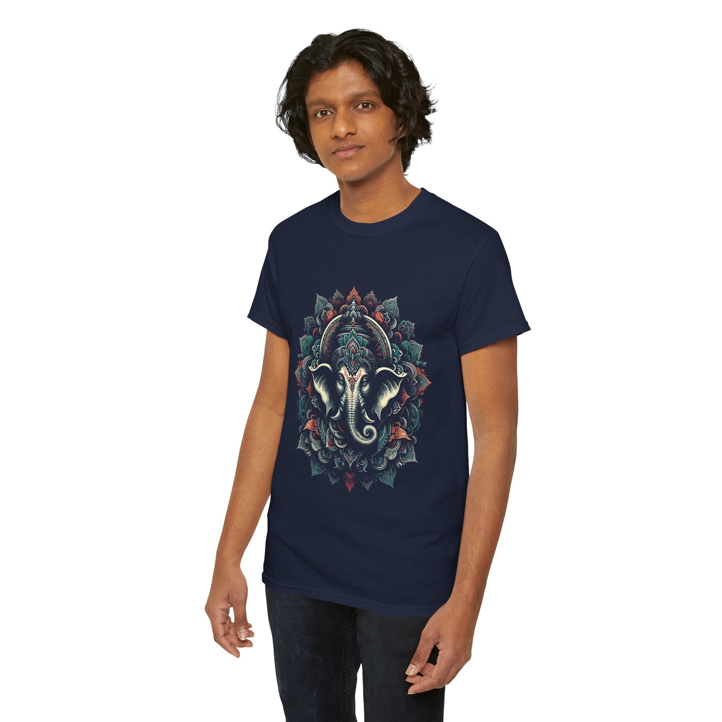 Sacred Mandala – Ganesha's Gaze T-Shirt