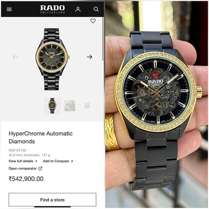 RADO HyperChrome Original Skeleton – Premium 7AA Edition