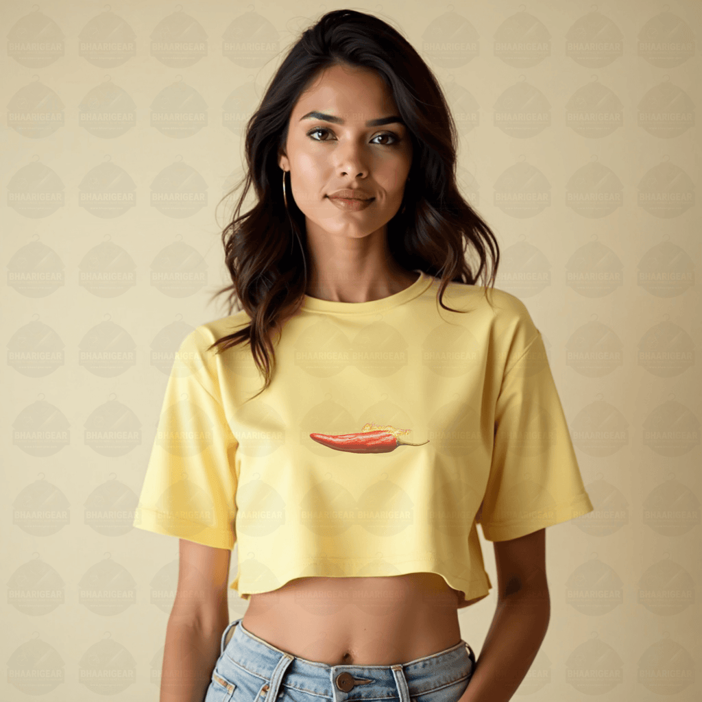 Sliced & Spicy 🌶️ The Tee That Turns Up the Heat - BhaariGear 