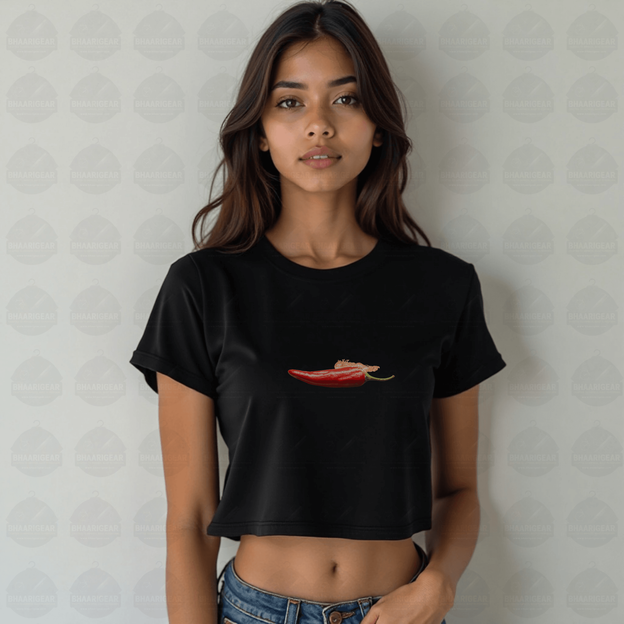 Sliced & Spicy 🌶️ The Tee That Turns Up the Heat - BhaariGear 