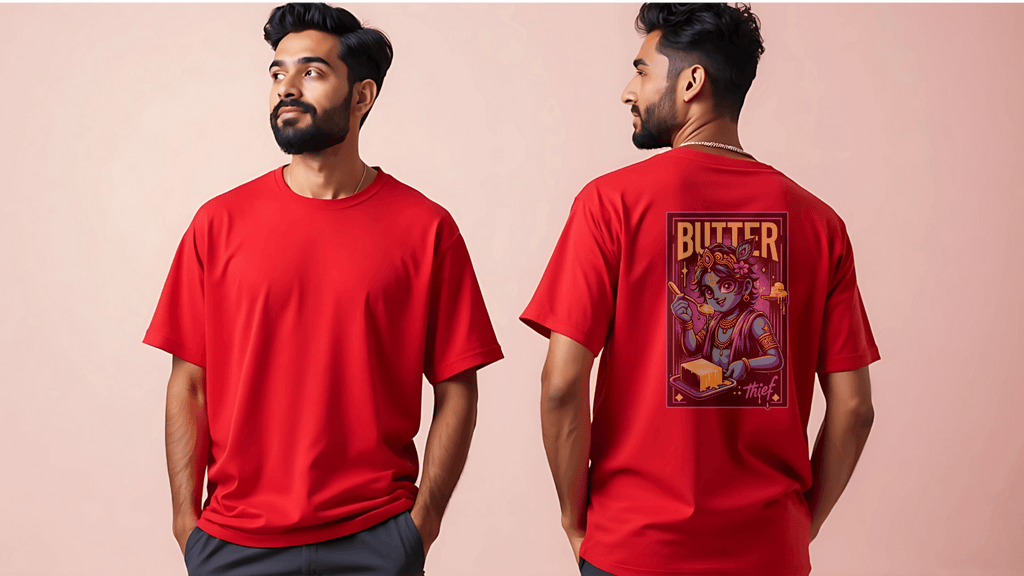 Butter Thief Krishna Art - BhaariGear 