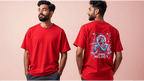 Celestial Melody – Lord Krishna Oversized T-Shirt - BhaariGear 