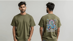 Celestial Melody – Lord Krishna Oversized T-Shirt - BhaariGear 