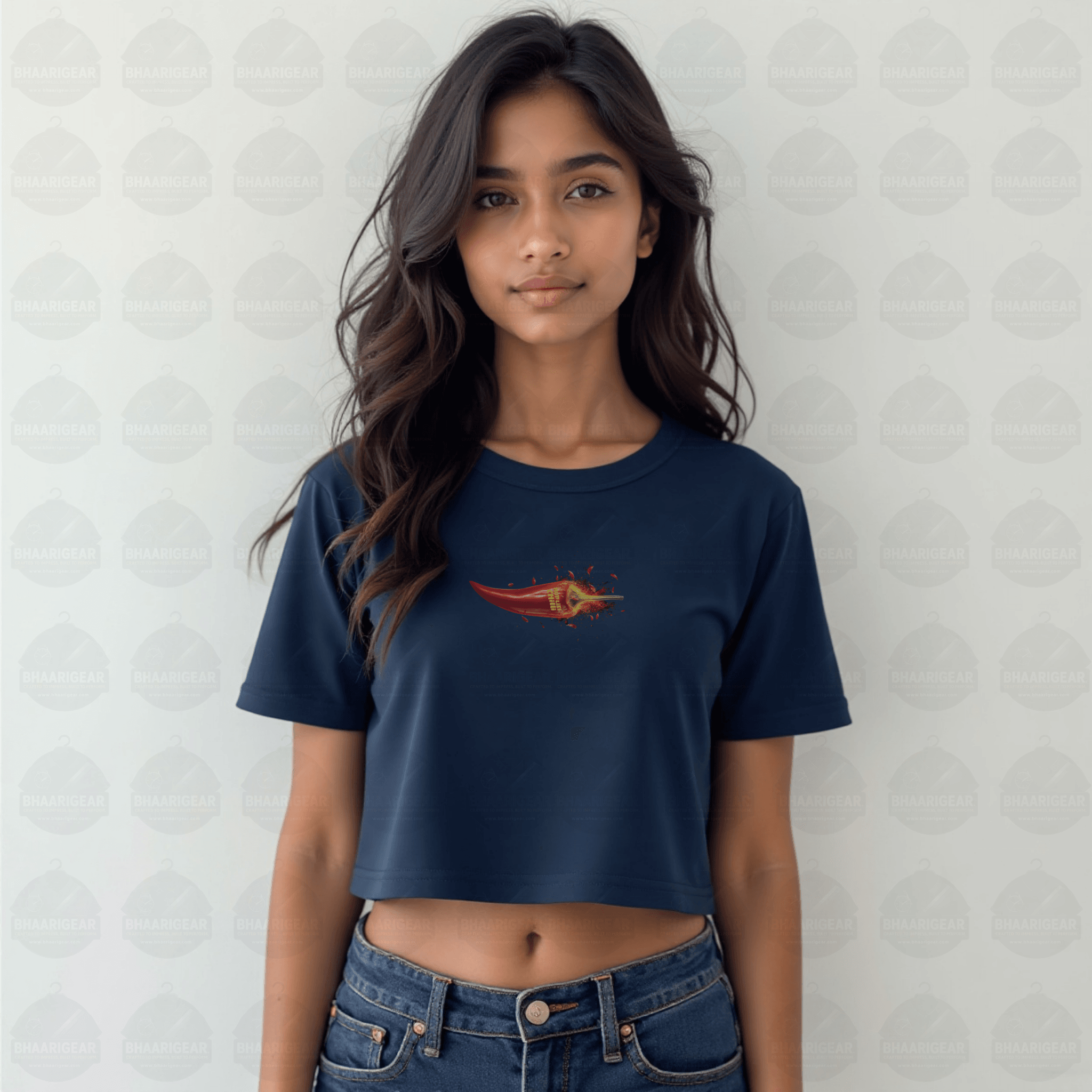 Hot Like Chilli Crop Top – Fiery Bold Streetwear - BhaariGear 