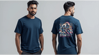 Dance of Divinity | Krishna Meets Street Dance Neon Graphic Tee - BhaariGear 
