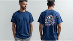 Dance of Divinity | Krishna Meets Street Dance Neon Graphic Tee - BhaariGear 