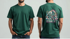 Dance of Divinity | Krishna Meets Street Dance Neon Graphic Tee - BhaariGear 