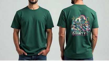 Dance of Divinity | Krishna Meets Street Dance Neon Graphic Tee