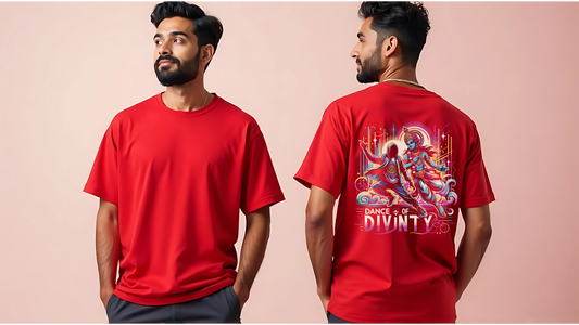 Dance of Divinity | Krishna Meets Street Dance Neon Graphic Tee