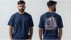 Dance of Divinity | Krishna Meets Street Dance Neon Graphic Tee - BhaariGear 
