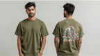 Dance of Divinity | Krishna Meets Street Dance Neon Graphic Tee - BhaariGear 