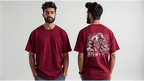 Dance of Divinity | Krishna Meets Street Dance Neon Graphic Tee - BhaariGear 