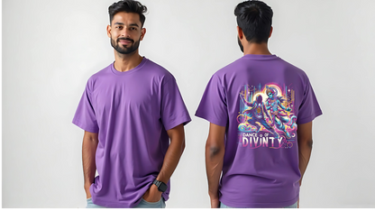 Dance of Divinity | Krishna Meets Street Dance Neon Graphic Tee