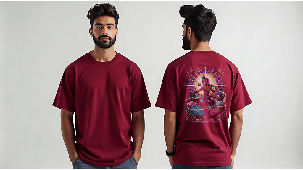 Divine Dance – Where Spirituality Meets Neon Vibes - BhaariGear 