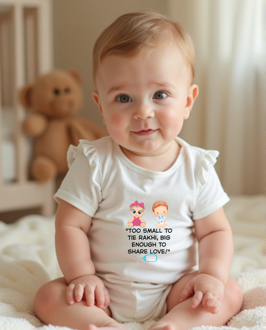 Cutest Sibling Duo – Raksha Bandhan Baby Romper