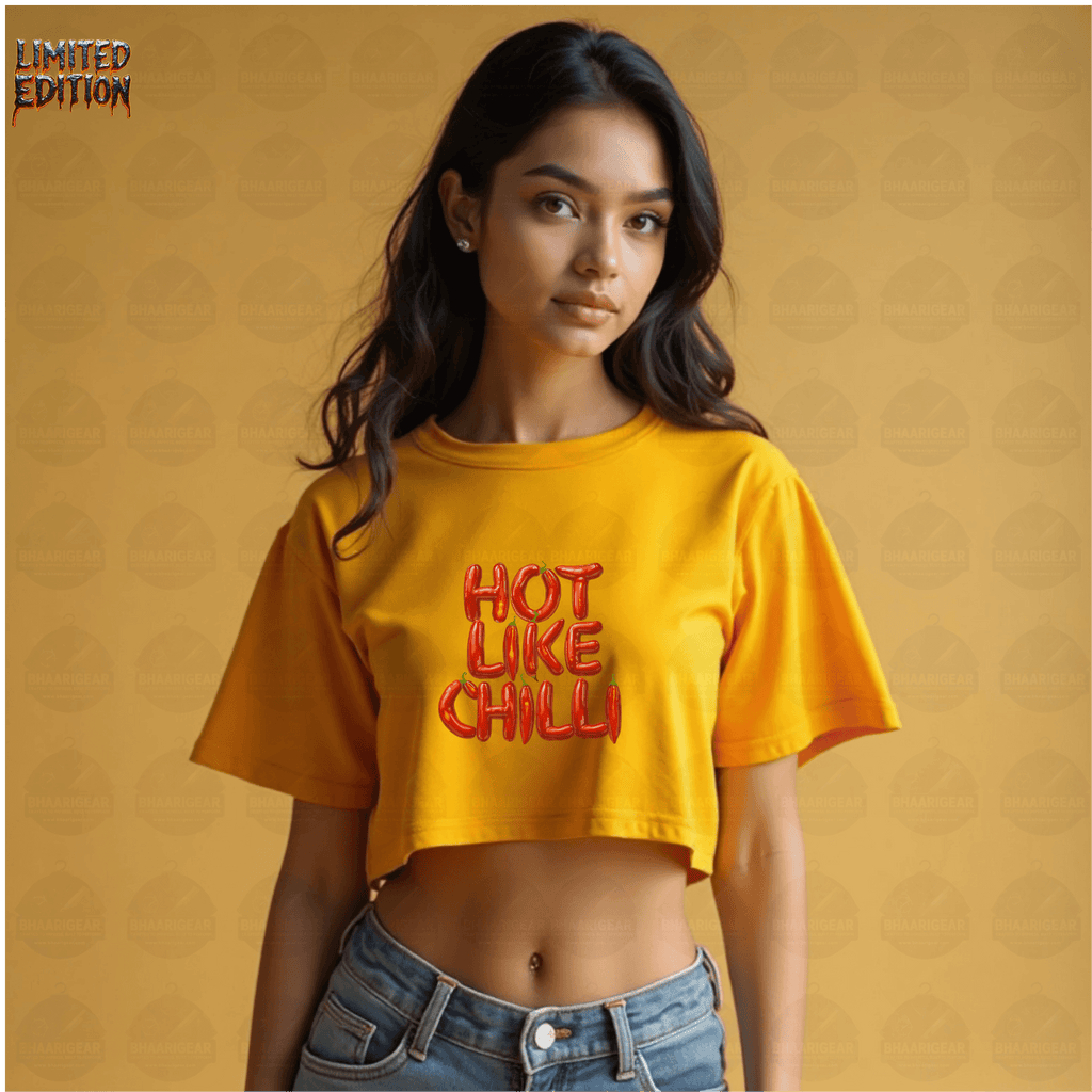 HOT LIKE CHILLI 🌶️ The Tee That Brings the Heat - BhaariGear 