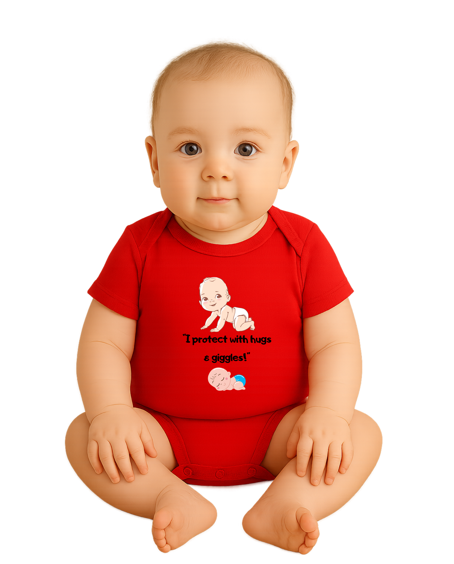 Adorable Baby Clipart Set – Crawling & Sleeping Infant Illustration