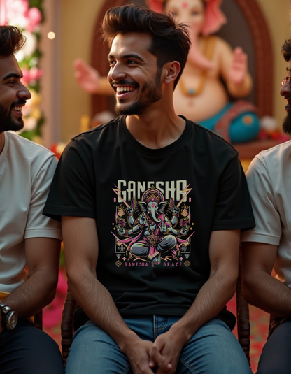 Ganesha’s Grace – Divine Rebel Edition T-Shirt