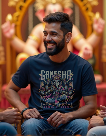 Ganesha’s Grace – Divine Rebel Edition T-Shirt