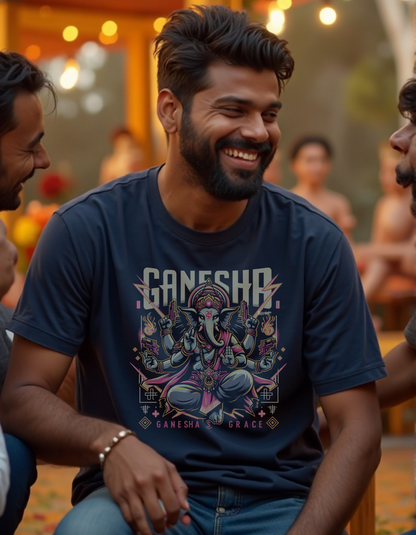 Ganesha’s Grace – Divine Rebel Edition T-Shirt