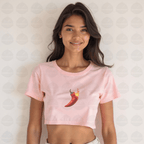 Hot Like Chilli Crop Top – Bold Style That Sets You on Fire - BhaariGear 
