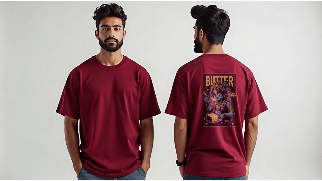 Butter Thief Krishna Art - BhaariGear 