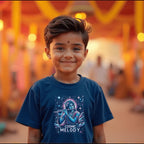 Celestial Melody – Lord Krishna Boys’ Regular-Fit T-Shirt.