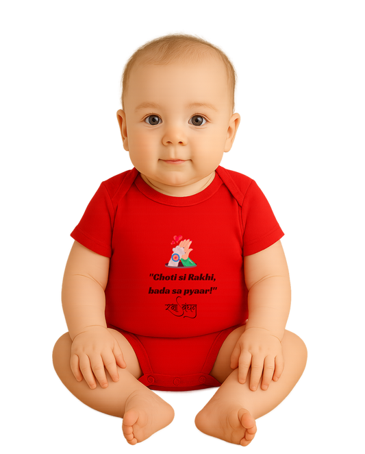 Paw-some Rakhi Bond – Baby Romper