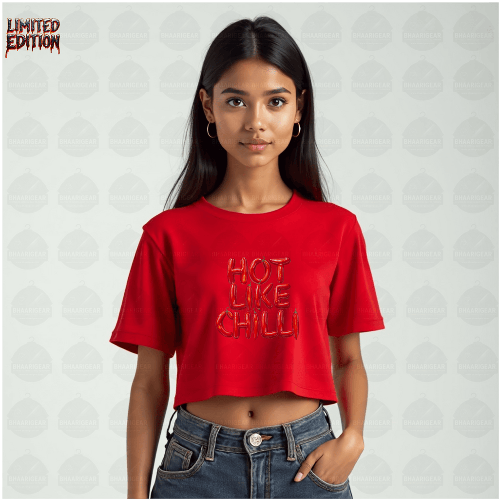 HOT LIKE CHILLI 🌶️ The Tee That Brings the Heat - BhaariGear 