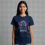 “Remover of Obstacles Tee | Fierce Cosmic Ganesha Style for Women” - BhaariGear 