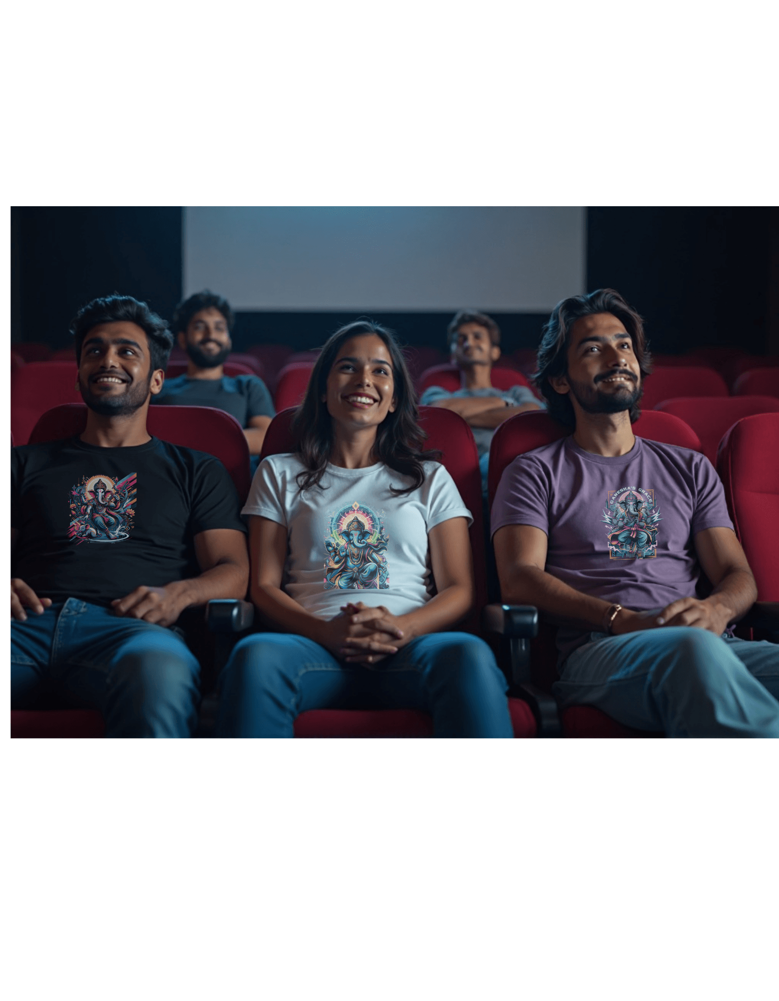 Ganesha’s Grace | Urban Divine Vibes T-Shirt Design - BhaariGear 