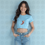 Hot Like Chilli Crop Top – Bold Style That Sets You on Fire - BhaariGear 