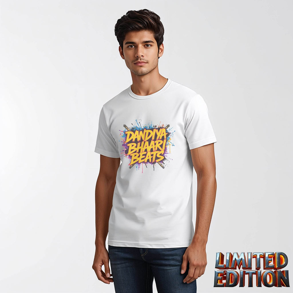 Dandiya Bhaari Beats Tee – Street Vibes Meet Festive Energy - BhaariGear 