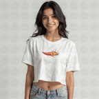 Hot Like Chilli Crop Top – Fiery Bold Streetwear - BhaariGear 