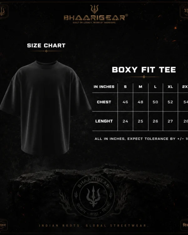 size chart ombre wash black boxy t shirt